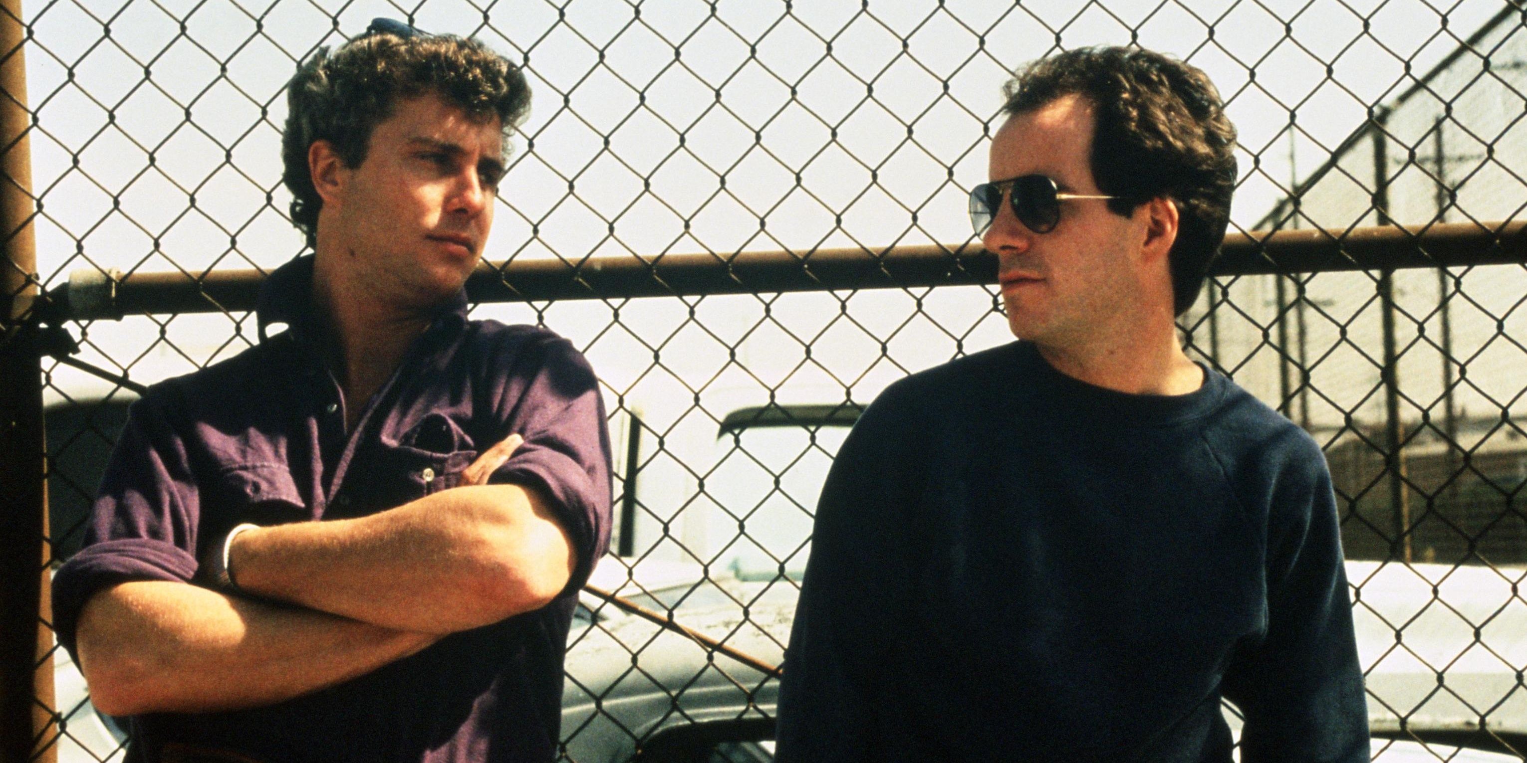 William Peterson and John Pankow in To Live and Die in L.A.