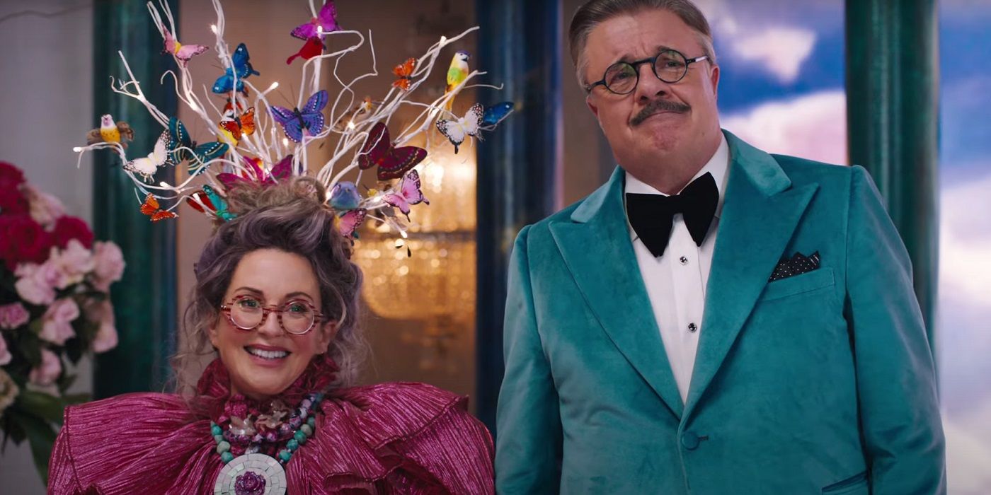 Megan Mulally and Nathan Lane in Dicks: The Musical