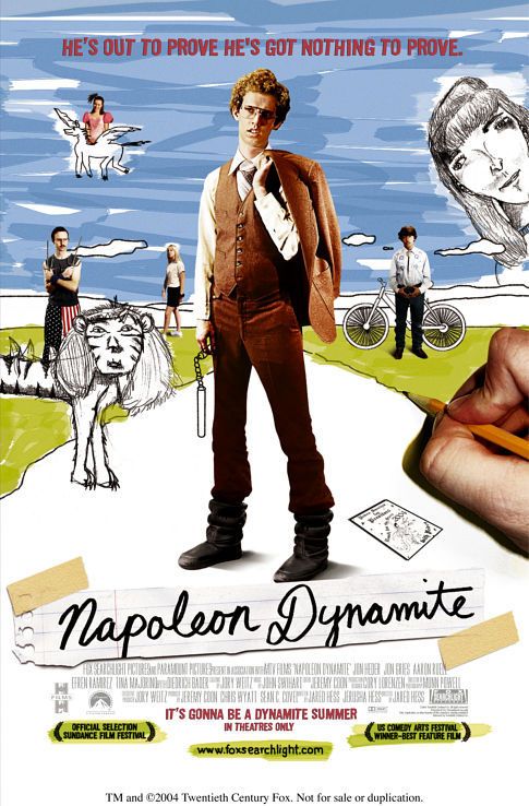 cartel de la película napoleón dinamita