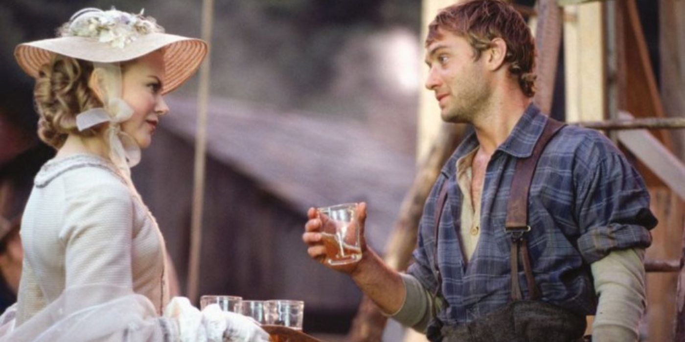 Nicole Kidman and Jude Law as Ada and Inman in Cold Mountain