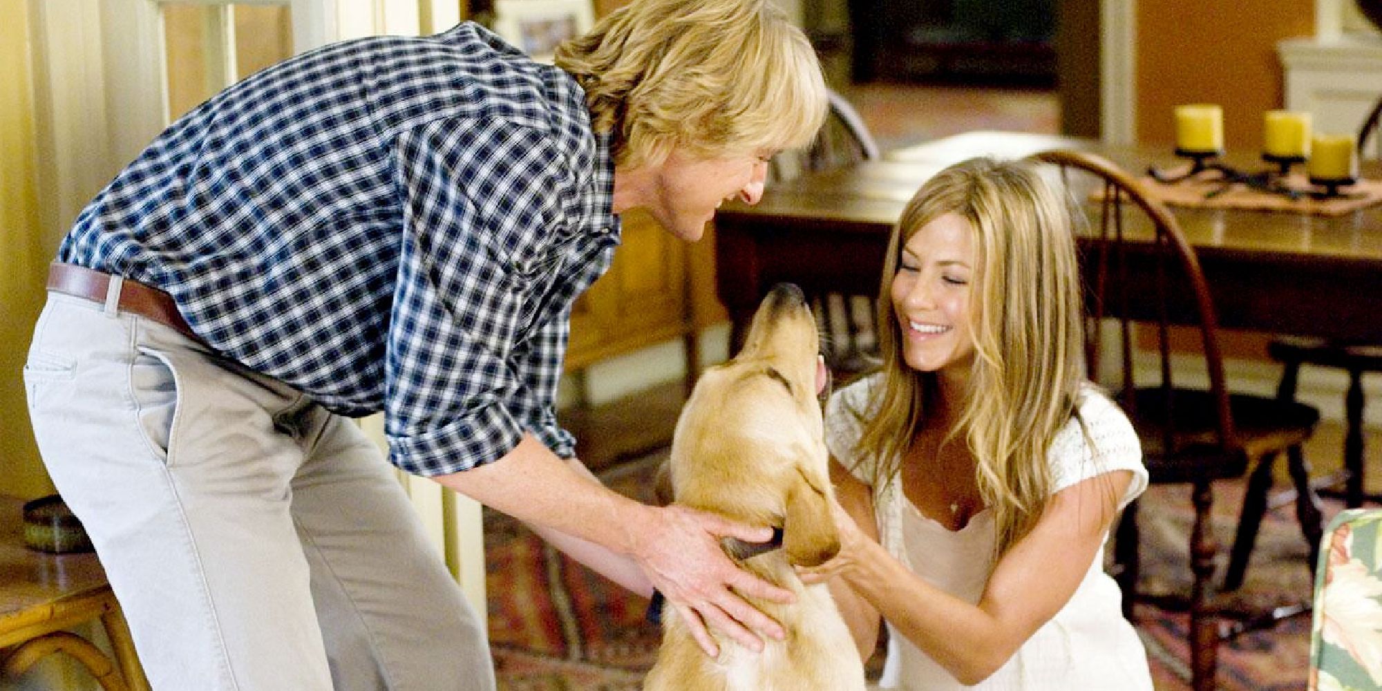 Owen Wilson and Jennifer Aniston in Marley & Me