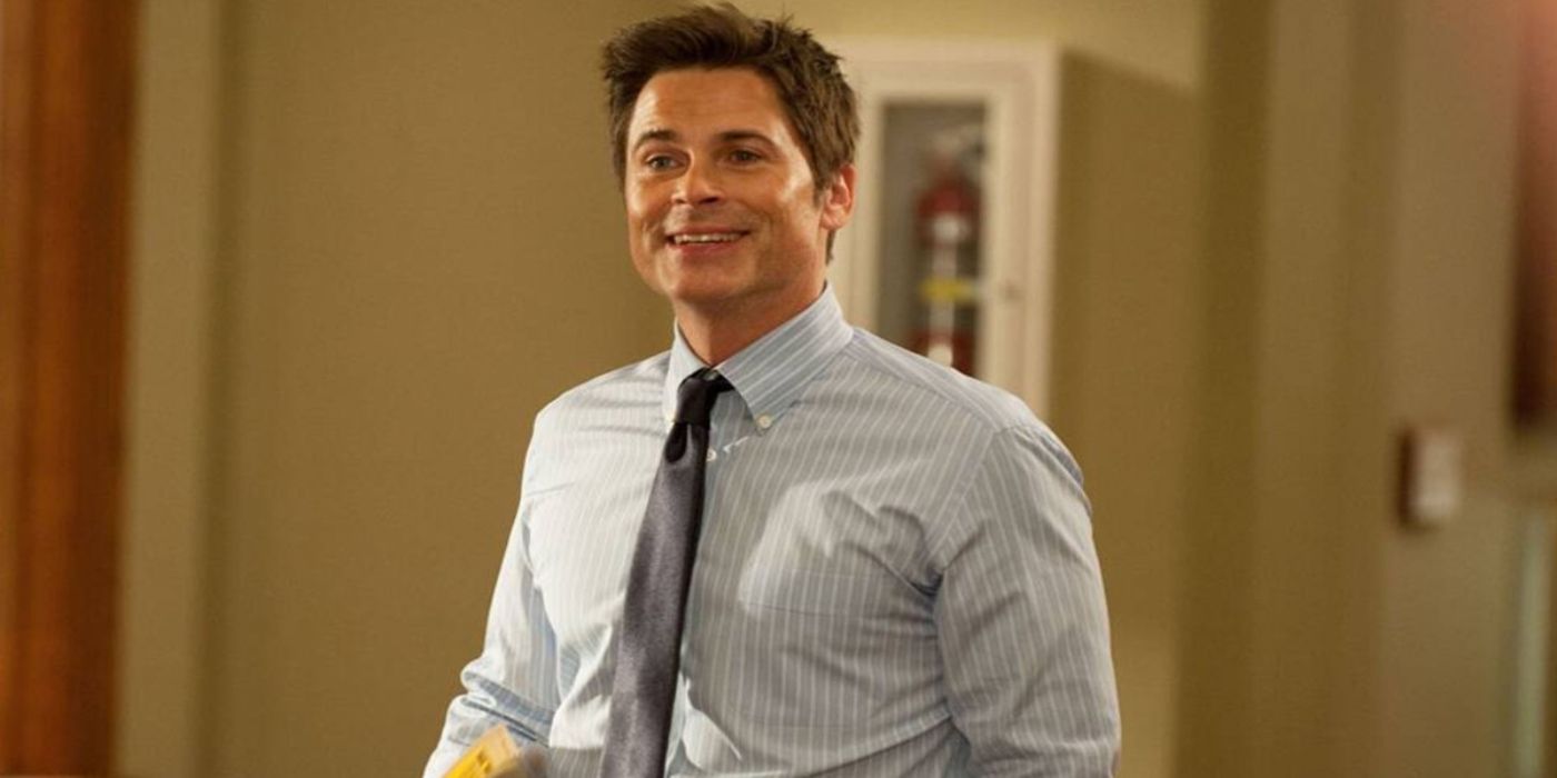 Rob Lowe as Chris Traeger from Parks and Recreation