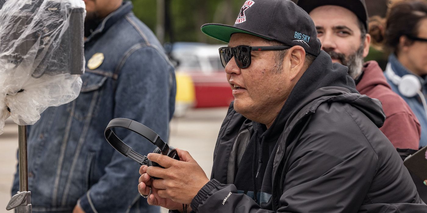 Blackhorse Lowe directing Season 3, Episode 5 of Reservation Dogs.