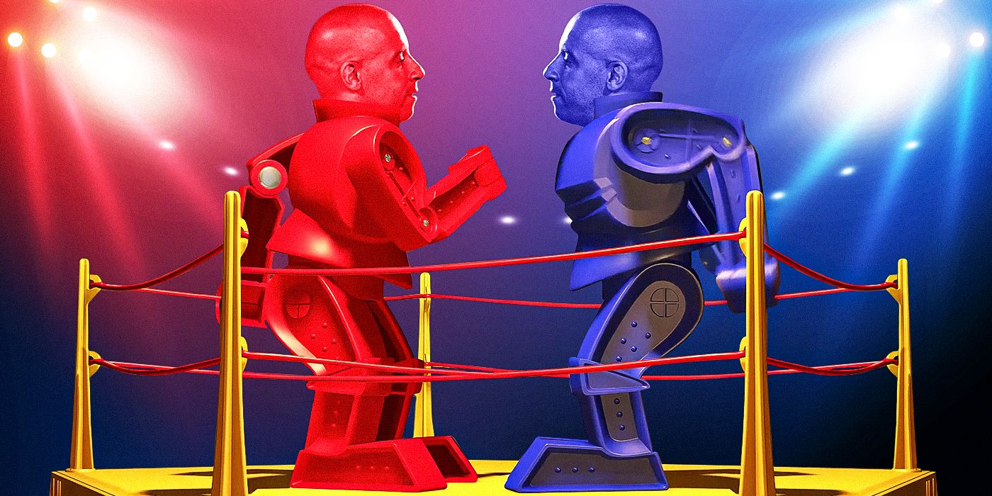 Mattel Rock 'Em Sock 'Em Robots® Classic Boxing Match Game for