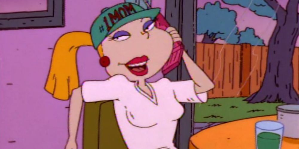 Charlotte Pickles on the phone