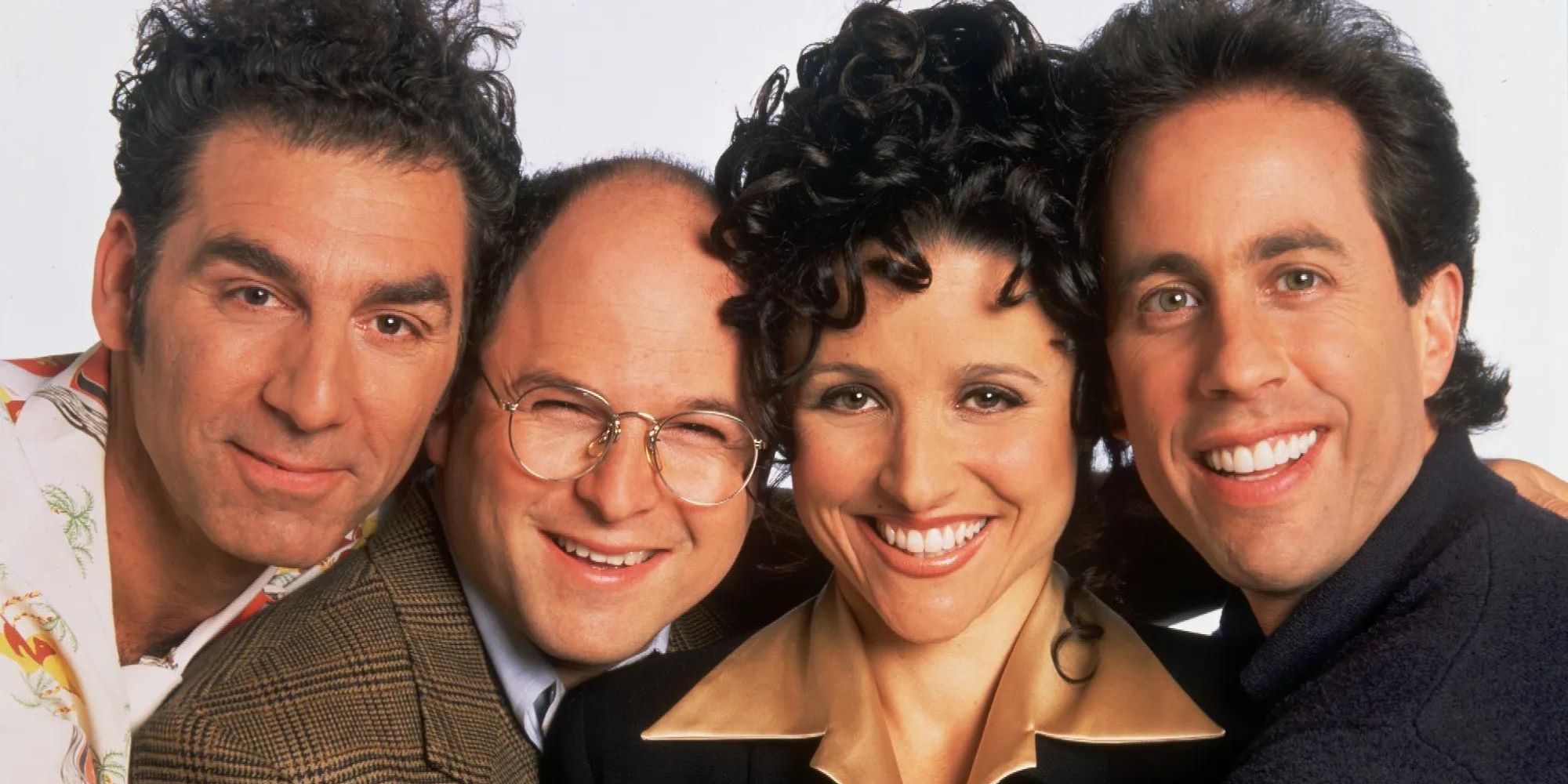 The cast of Seinfeld standing together