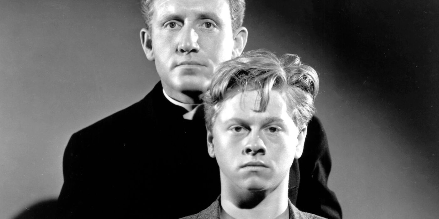 Spencer Tracy and Mickey Rooney in Boys Town