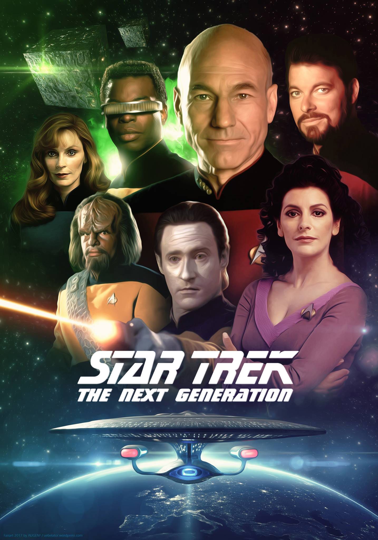 Star Trek The Next Generation TV Show Poster