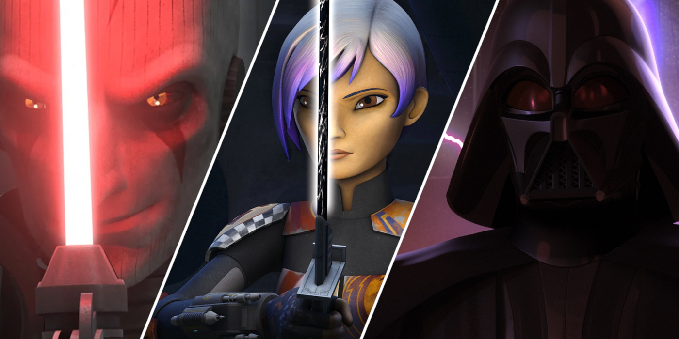 Collage of photos featured in Star Wars: Rebels