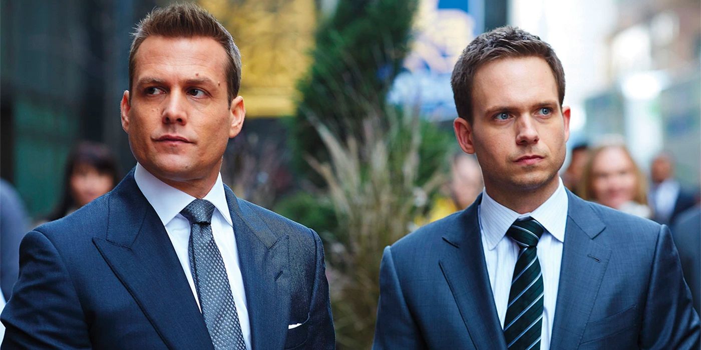Gabriel Macht and Patrick J. Adams in Suits