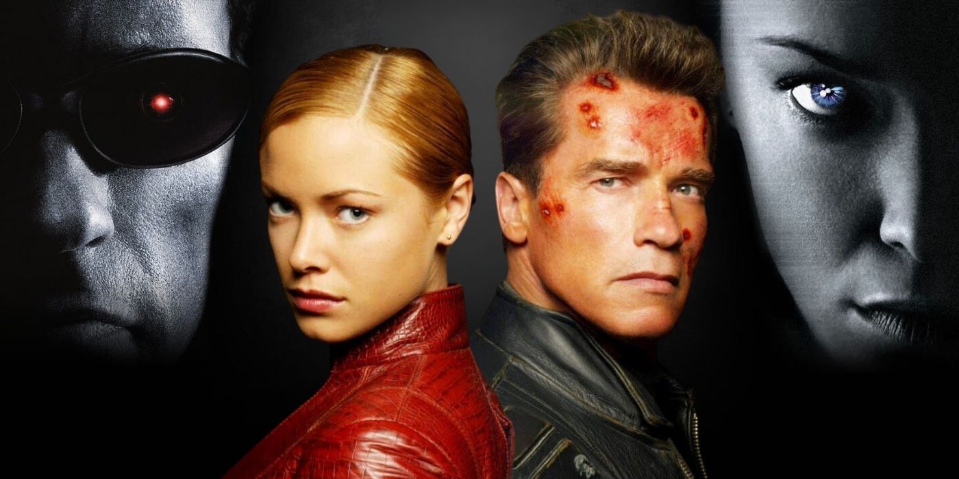 Custom image of Kristanna Loken and Arnold Schwarzenegger in Terminator 3: Rise of the Machines