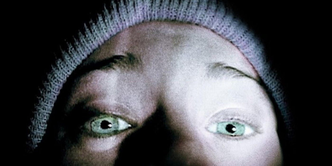 Heather Donahue's eyes in 'The Blair Witch Project'