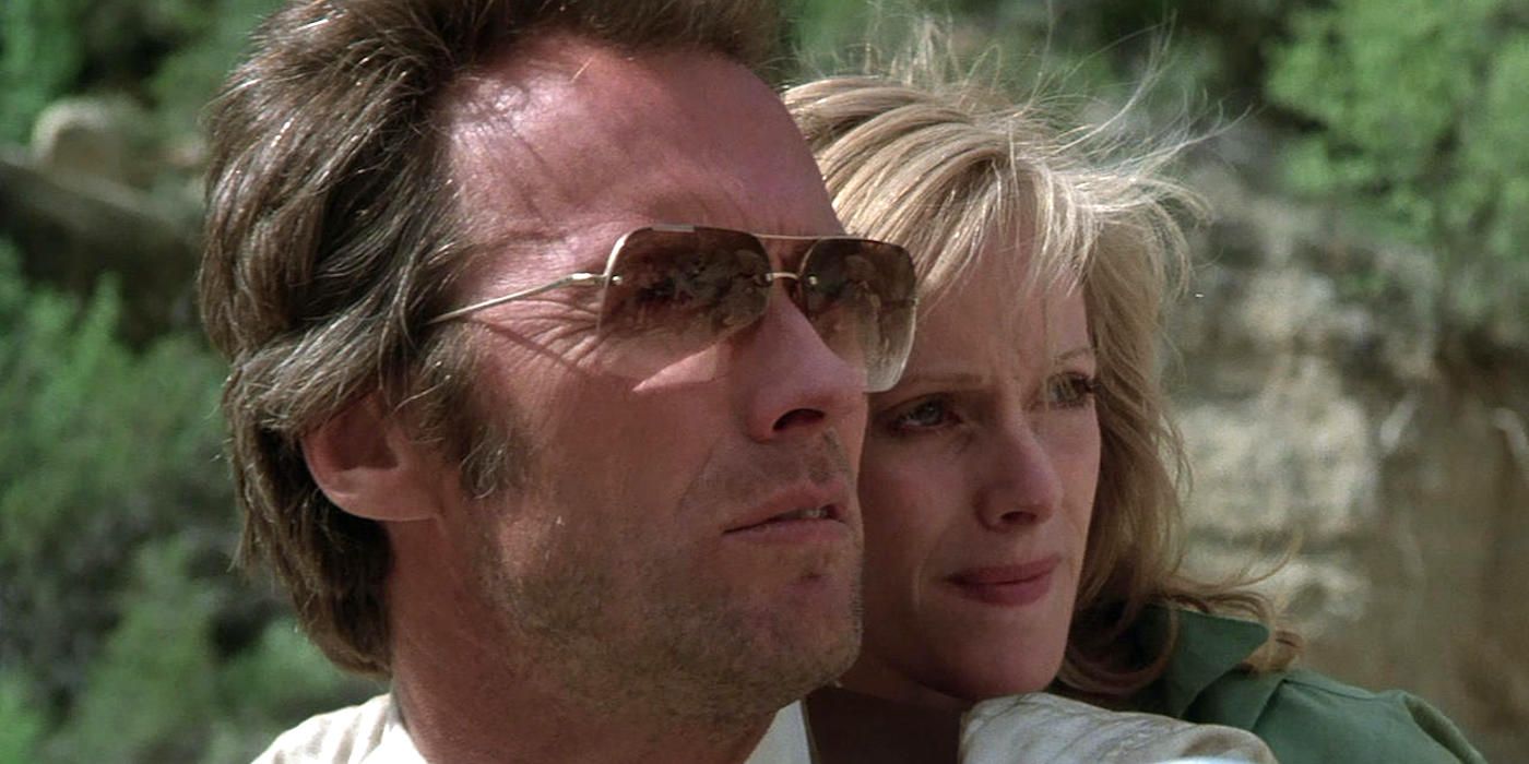 Clint Eastwood and Sondra Locke in The Gauntlet