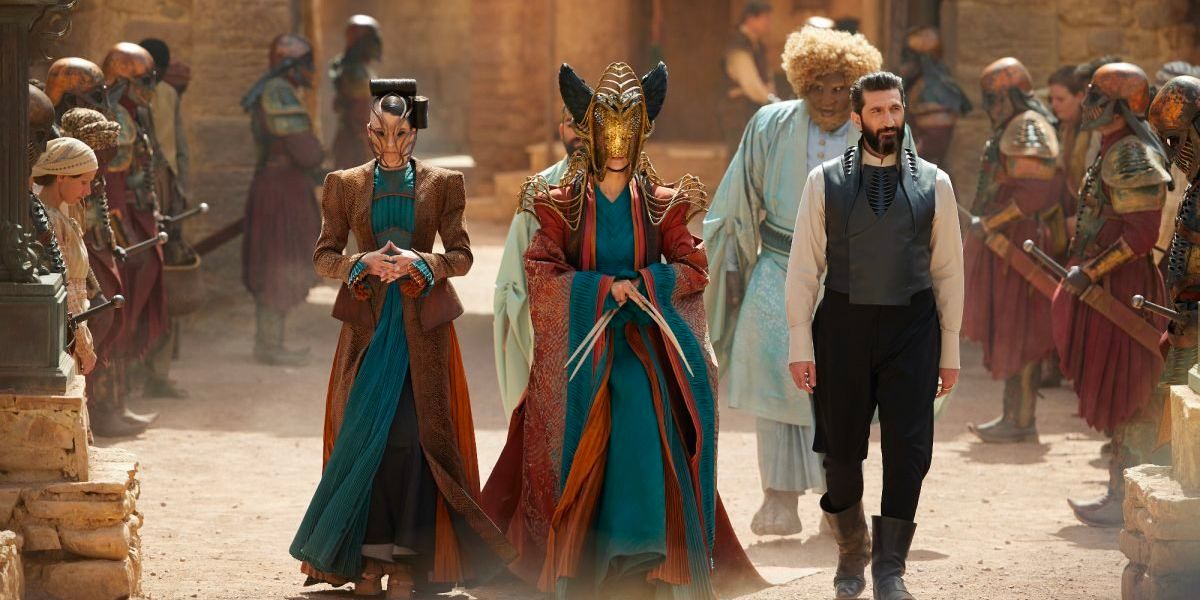 The Seanchan and a Damane in The Wheel of Time
