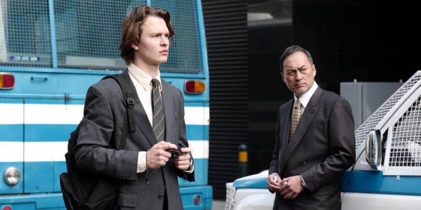 Ansel Elgort and Ken Watanabe in Tokyo Vice Season 1