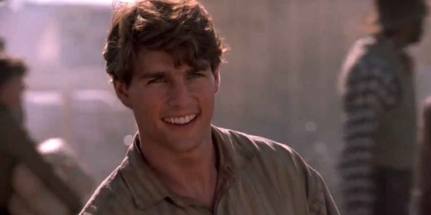 Tom Cruise as Joseph smiling widely in 'Far and Away' 