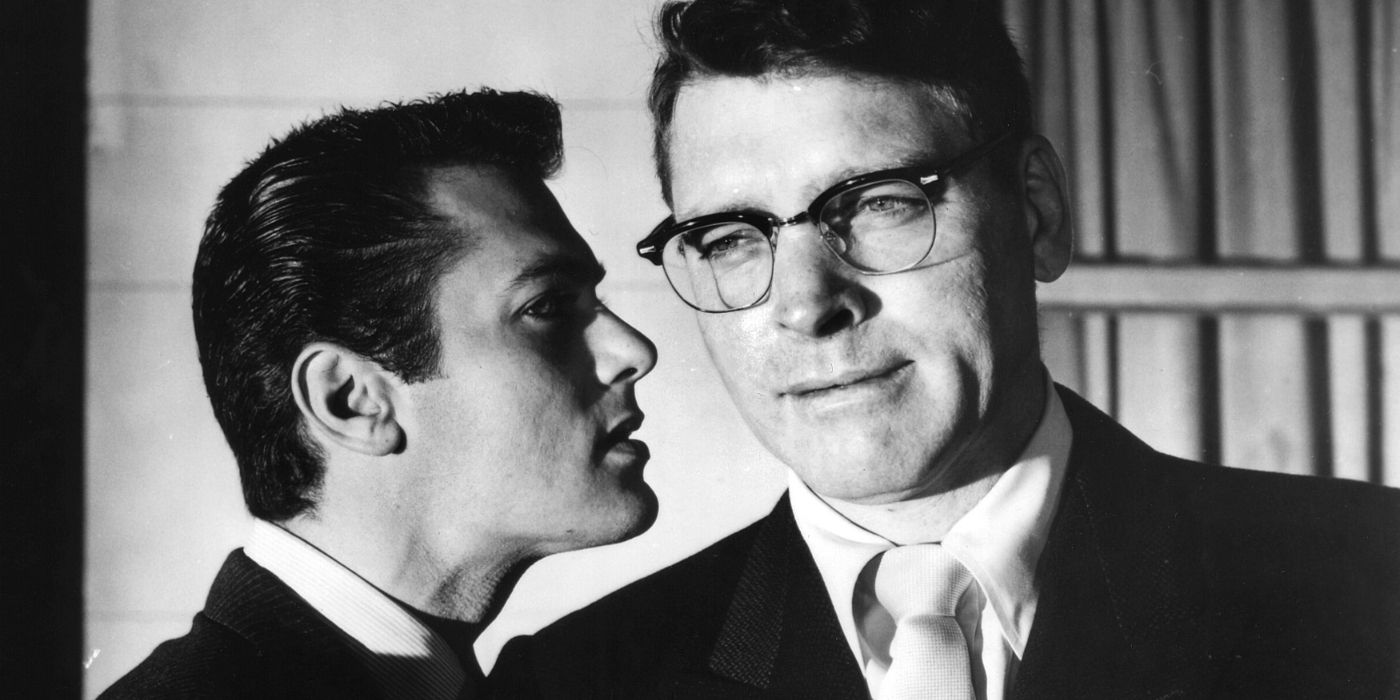 Tony Curtis and Burt Lancaster in 'Sweet Smell of Success'