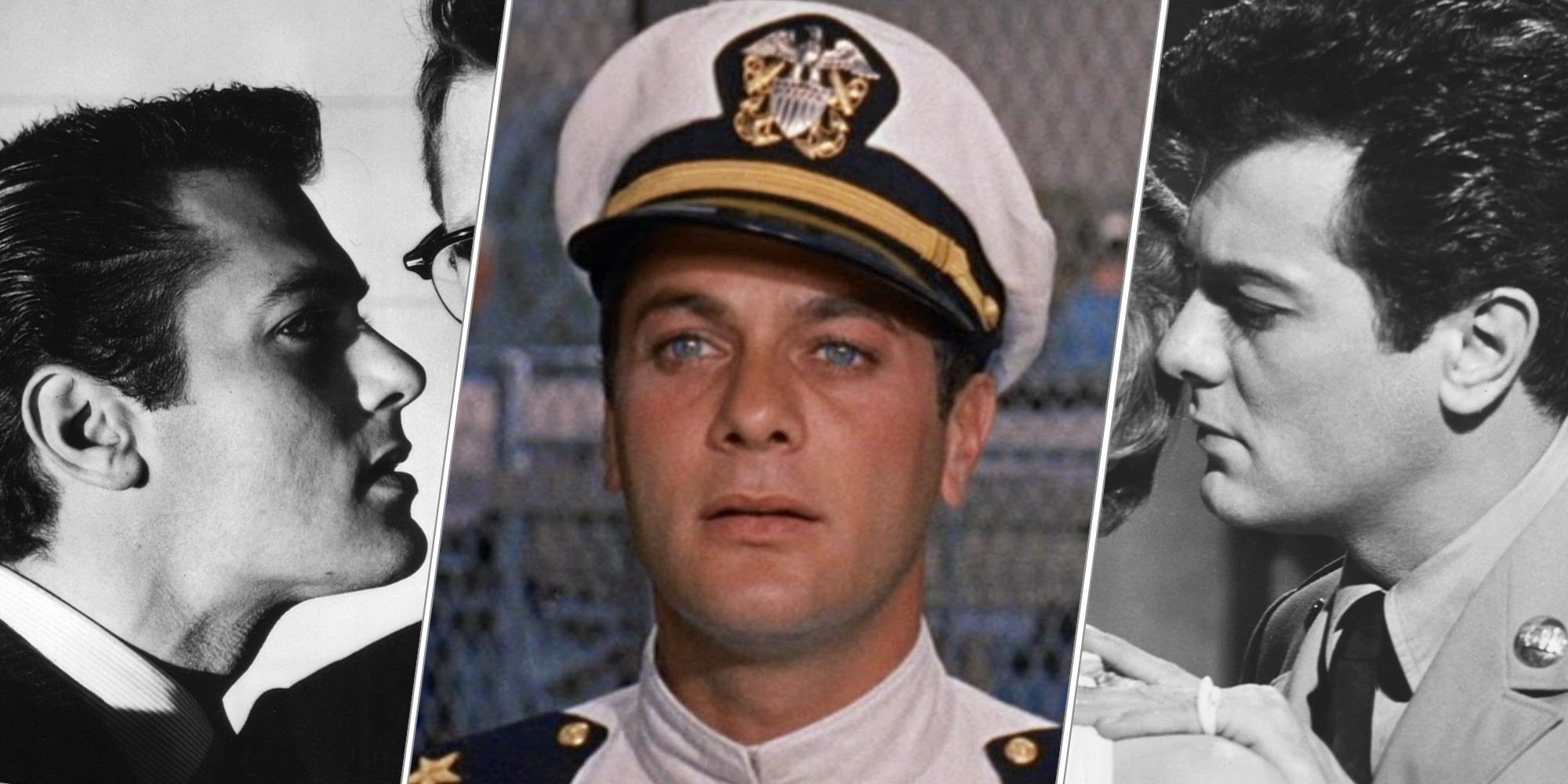 Tony Curtis in 'Sweet Smell of Success,' 'Operation Petticoat,' and 'The Perfect Furlough'