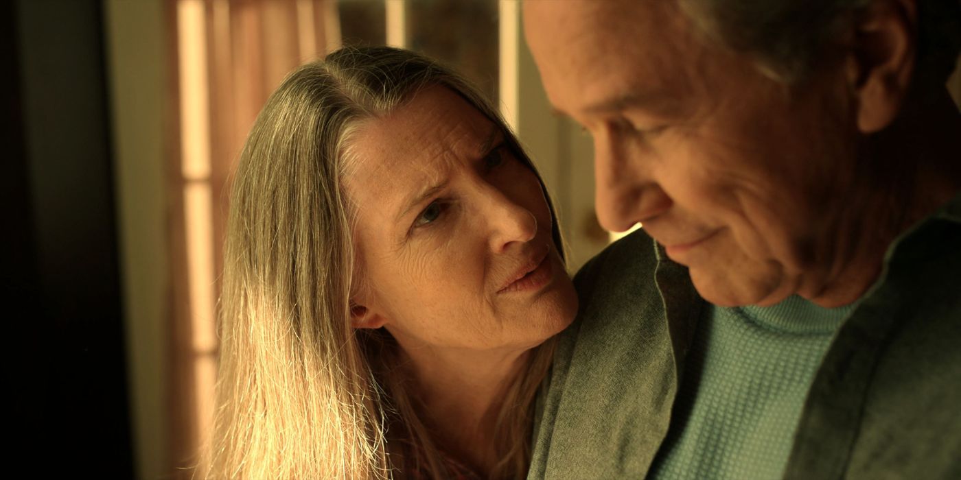 Annette O’Toole as Hope, Tim Matheson as Doc Mullins in Virgin River Season 5