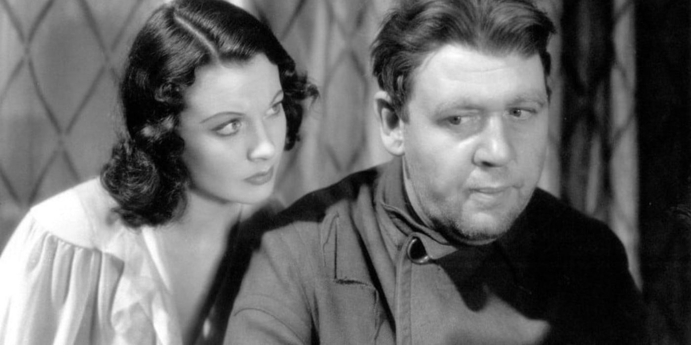 Vivien Leigh and Charles Laughton in Sidewalks of London