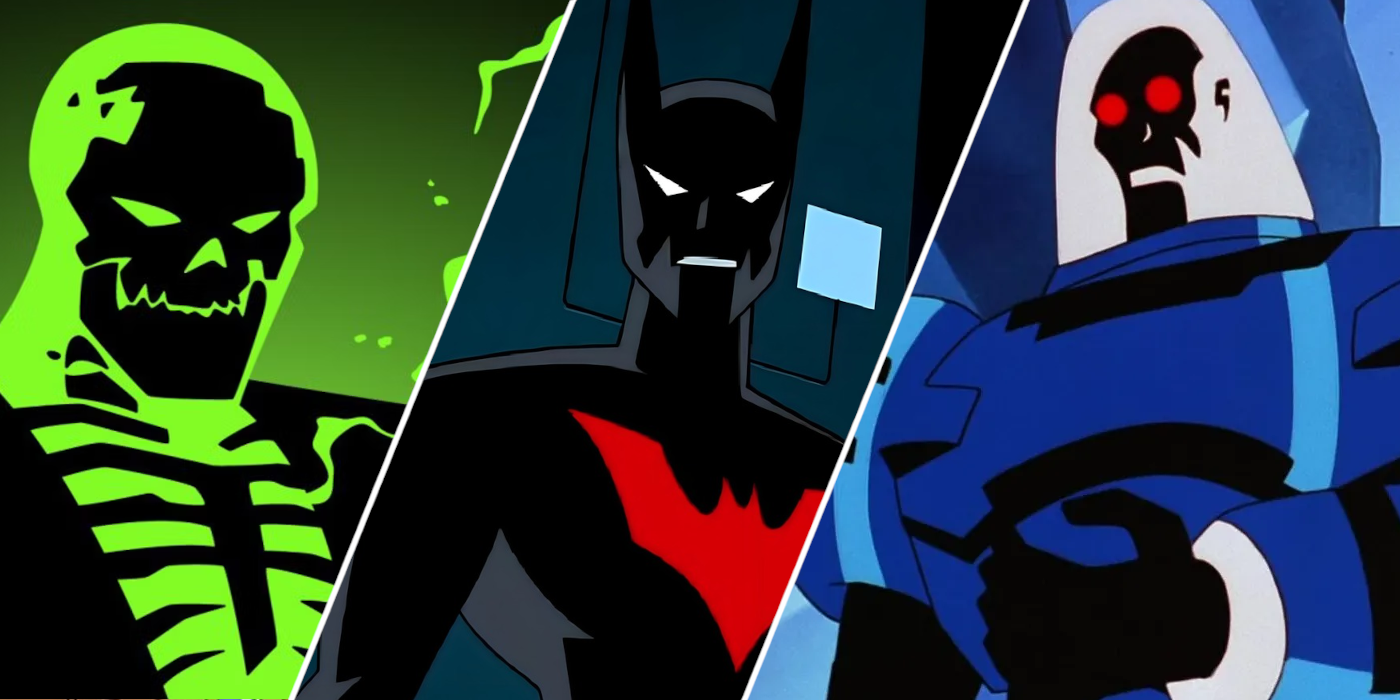 Blight, Batman and Mr. Freeze from the series Batman Beyond