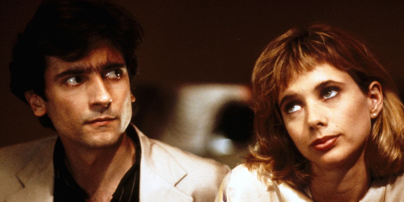 Griffin Dunne as Paul Hackett and Rosanna Arquette as Marcy in After Hours