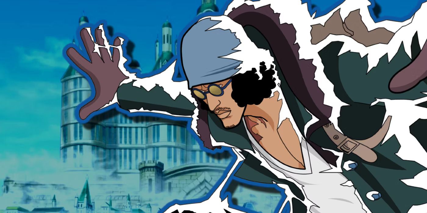 Aokiji in One Piece shows his strength