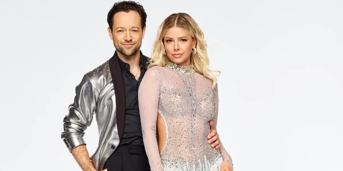 Ariana Madix and Pasha Pashkov pose in silver outfits for 'Dancing with the Stars 32'