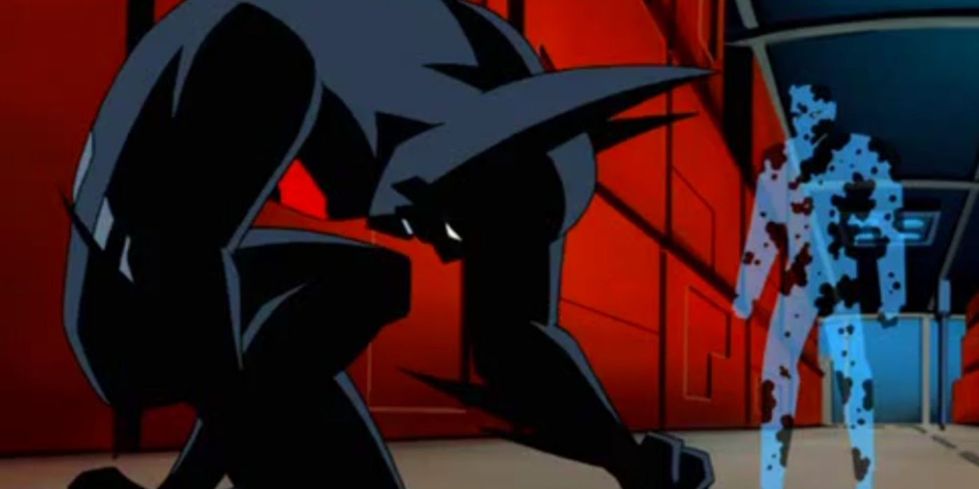 Batman and Ian Peek in Batman Beyond Season 2, Episode 18, 