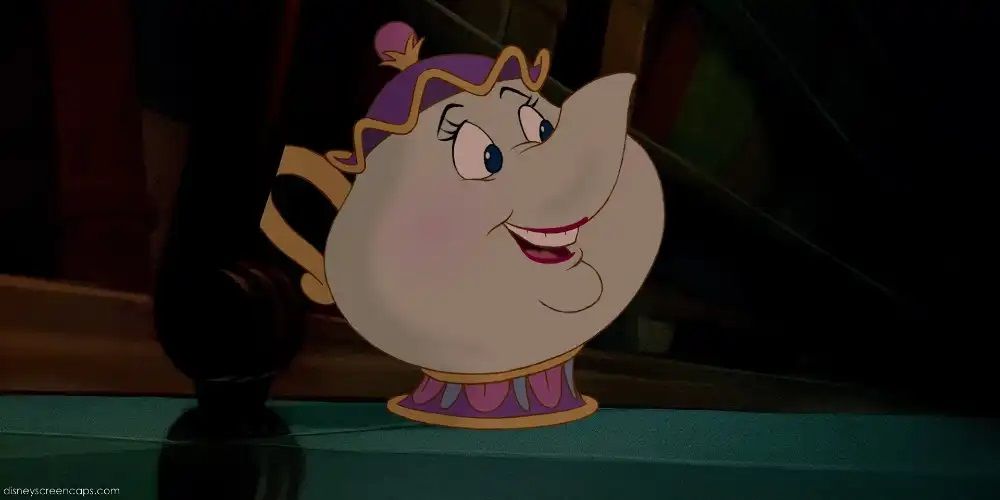 Mrs. Potts from the 1991 Beauty and the Beast film