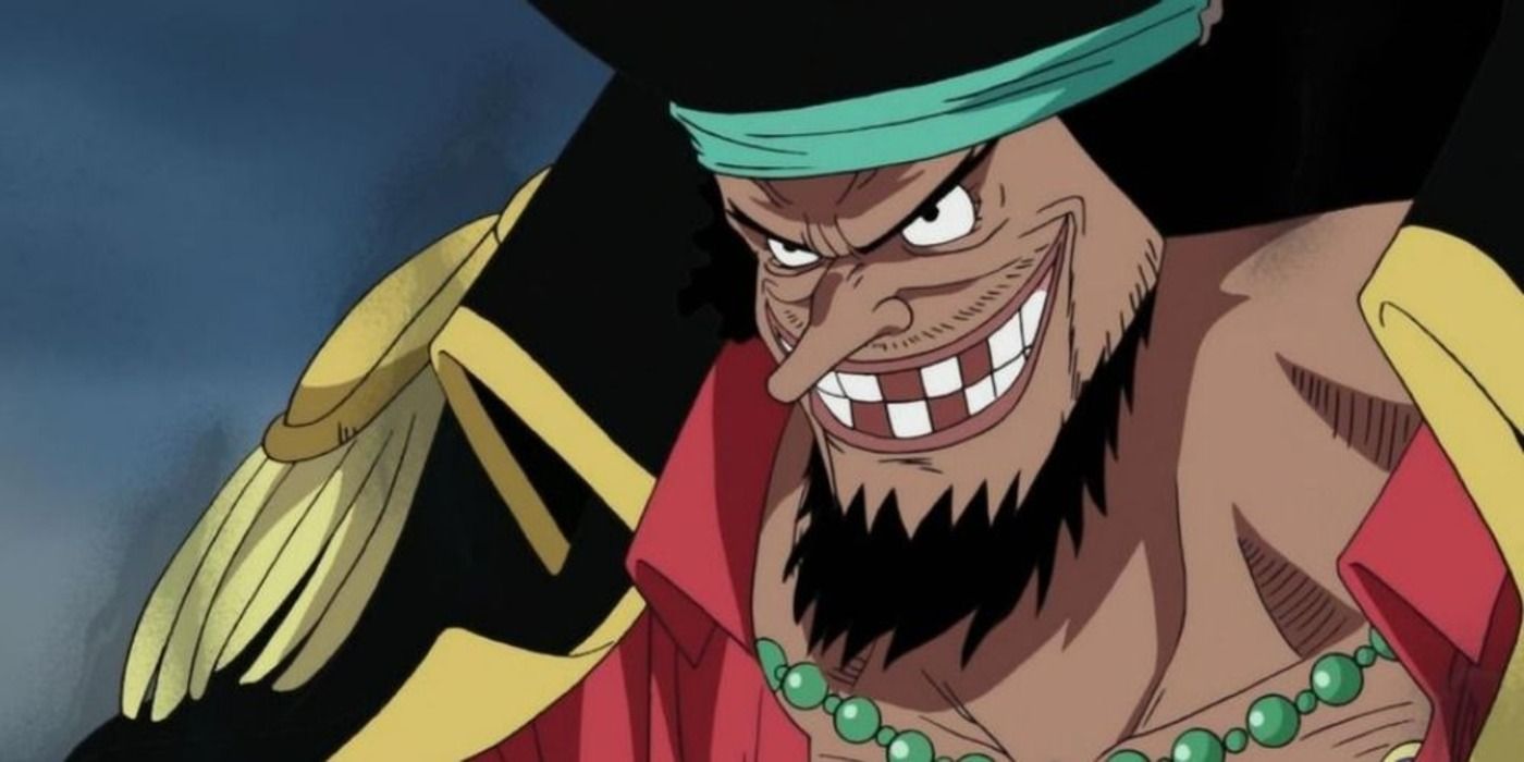 Barba Negra em One Piece, mostrando a Escuridão