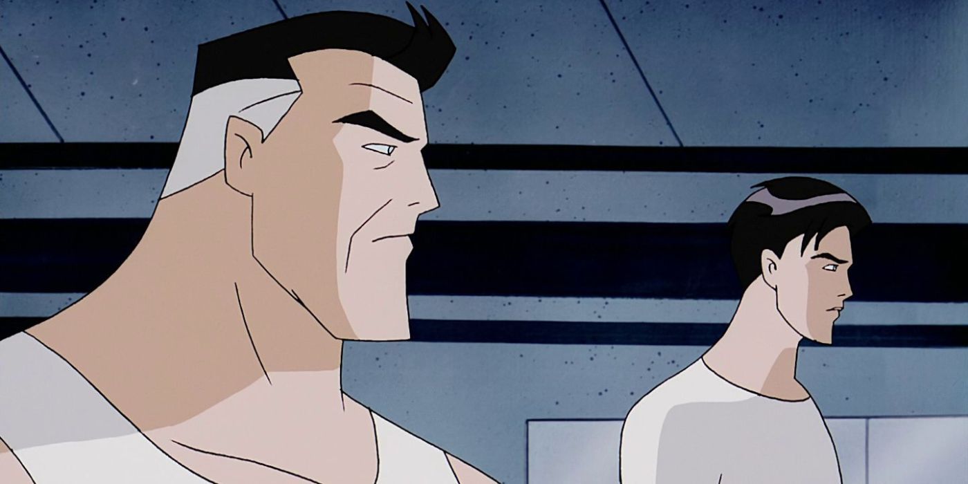 Bruce Wayne and Terry McGinnis in Batman Beyond Season 3, Episode 5, 