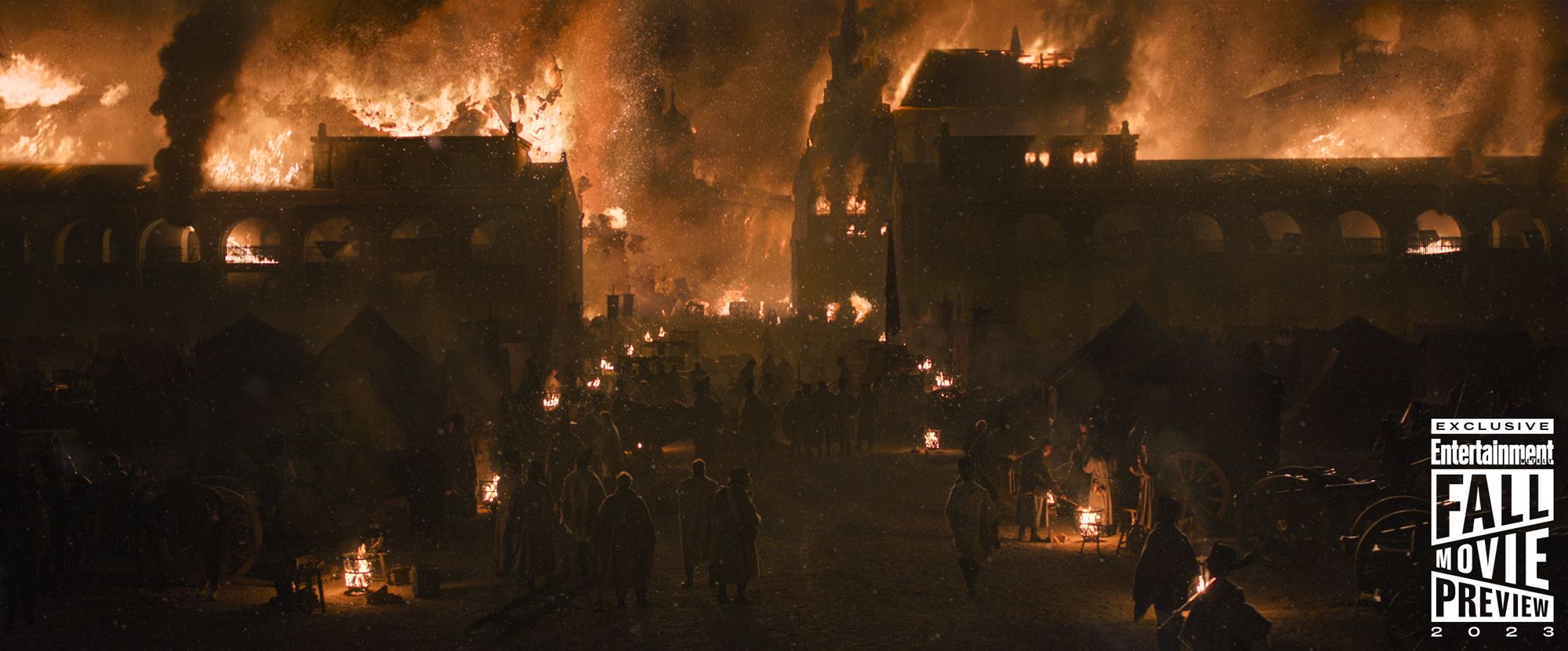 Burning Moscow in Napoleon