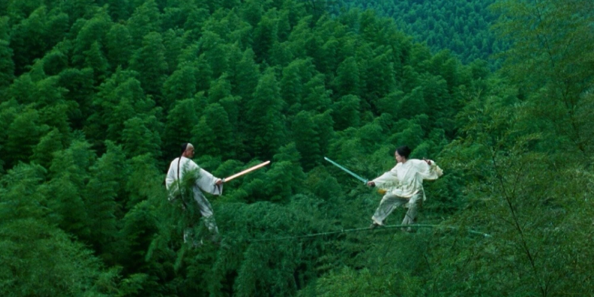 The cinematography of Crouching Tiger Hidden Dragon