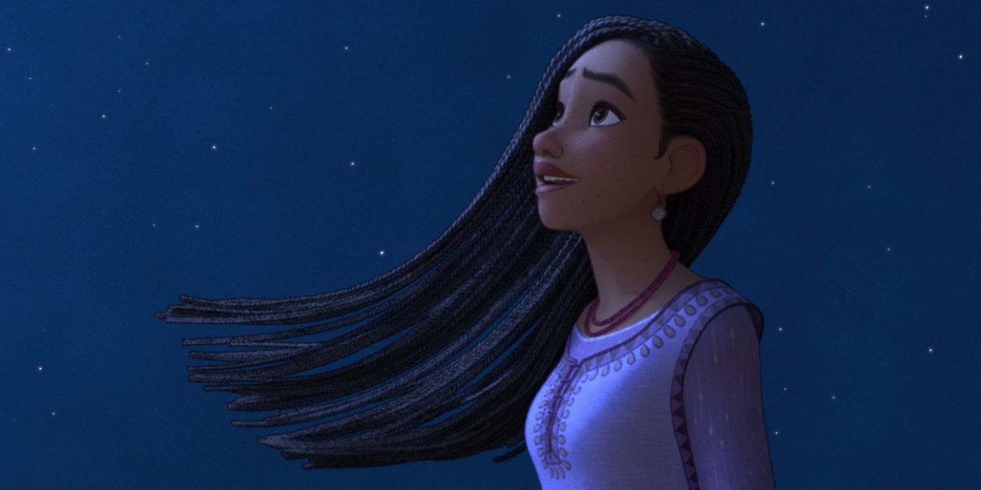 Asha, voiced by Ariana DeBose, in Wish