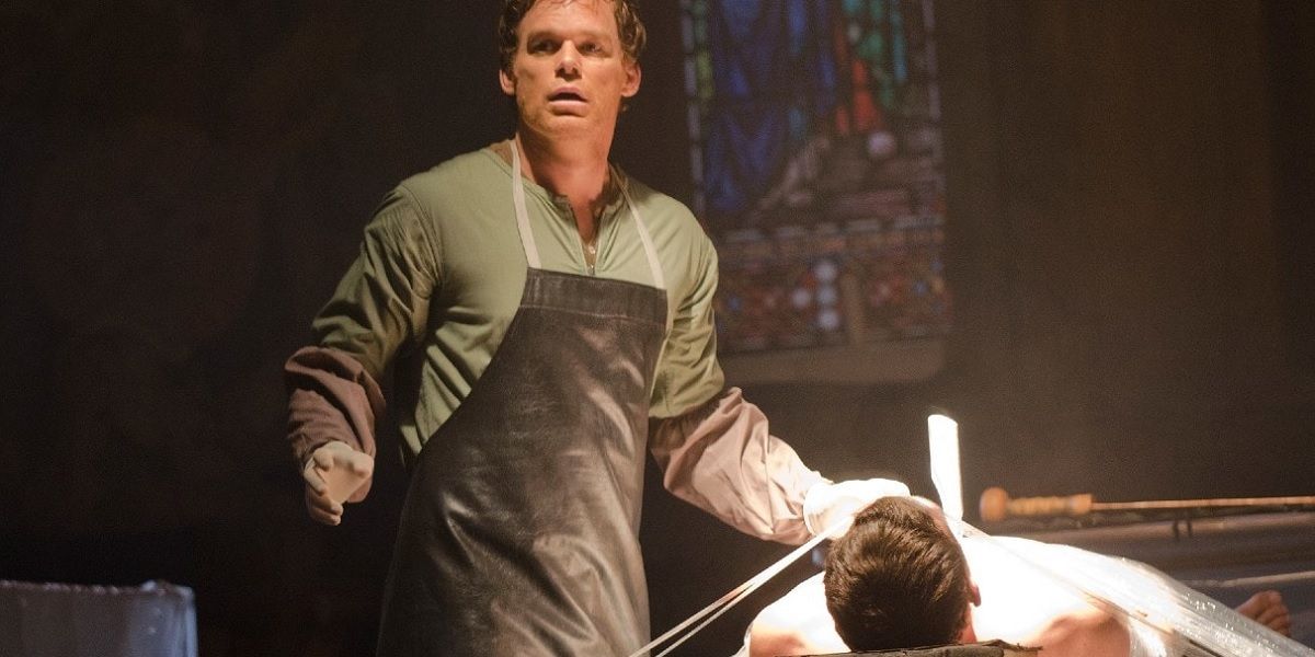 Dexter (Michael C. Hall) preps a victim in Showtime's 'Dexter'