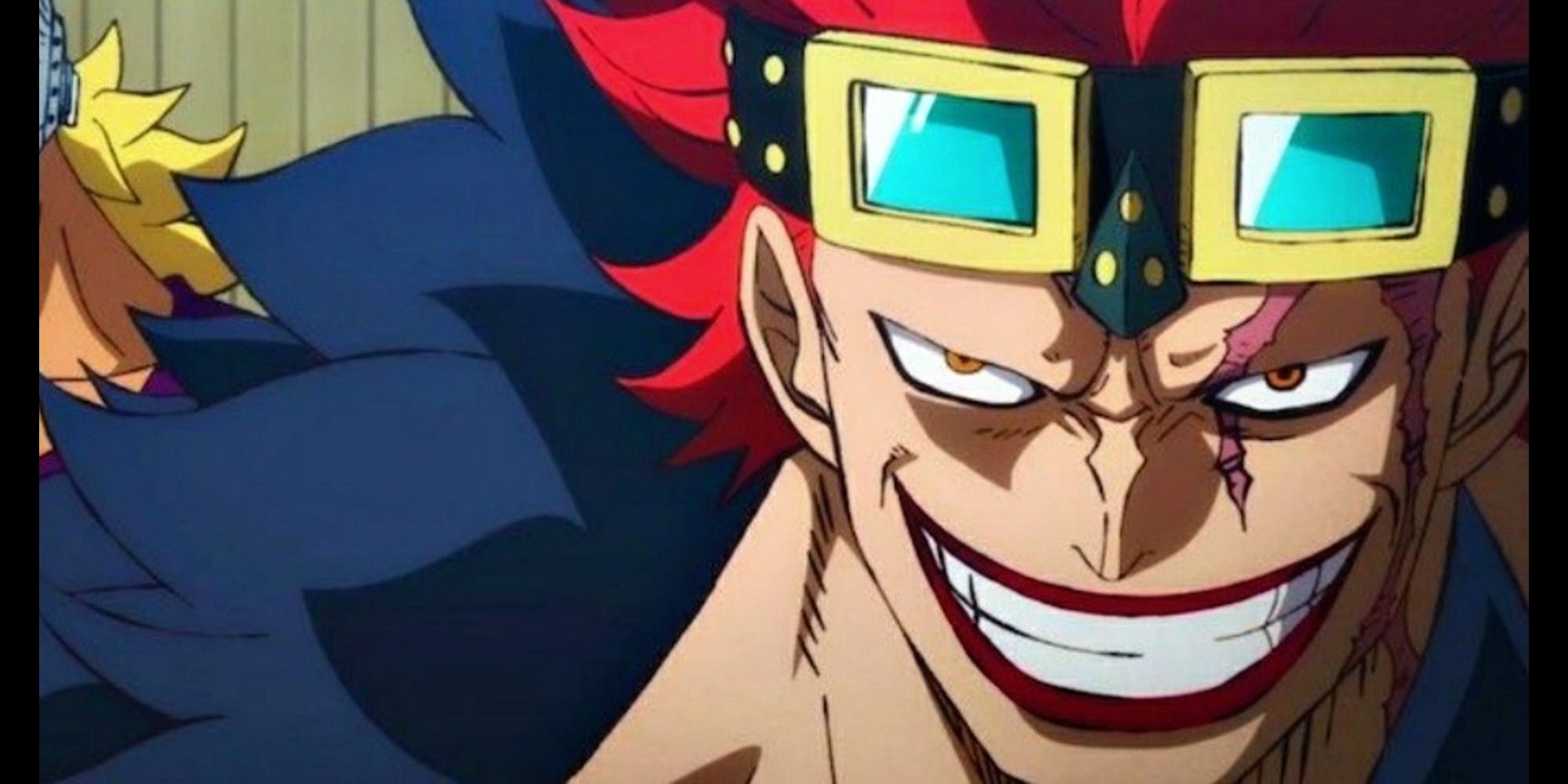 Eustass Kid smiling creepily in One Piece Series