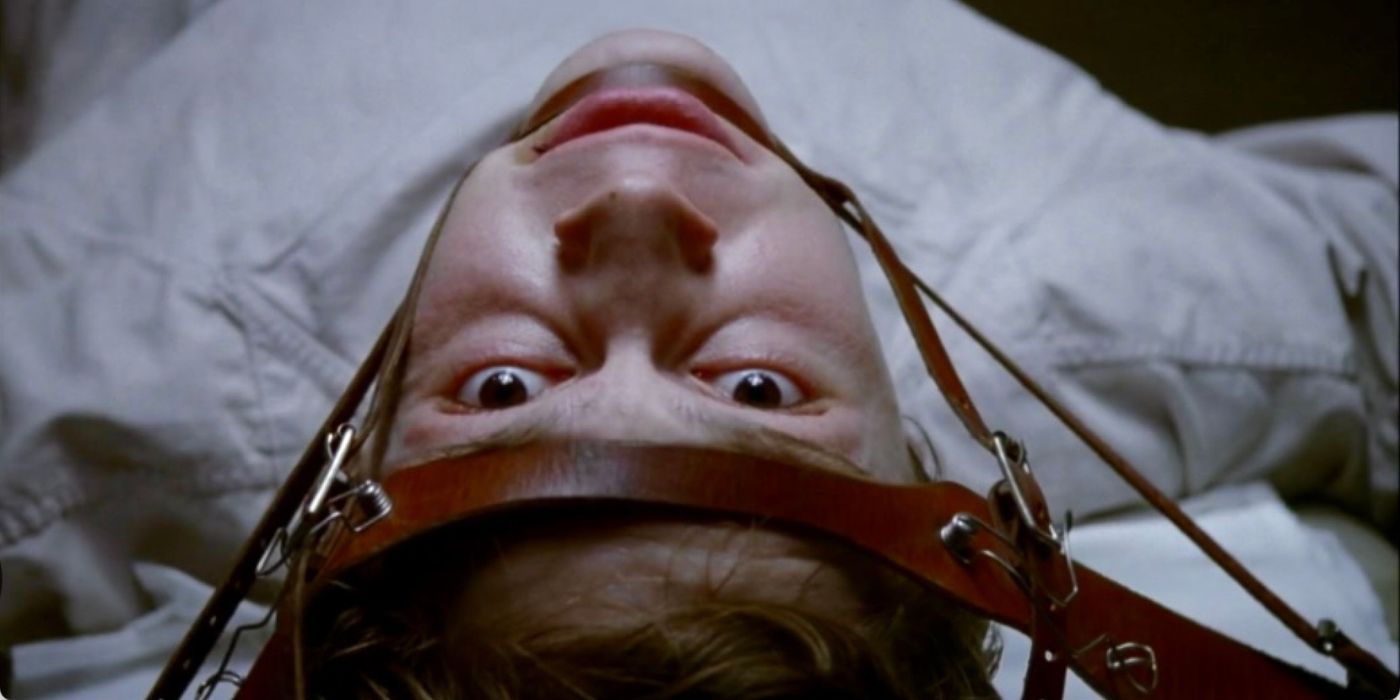 Evan Peters as patient "Bloody Face" sentenced to Briarcliff Manor from Season 2 of American Horror Story: Asylum