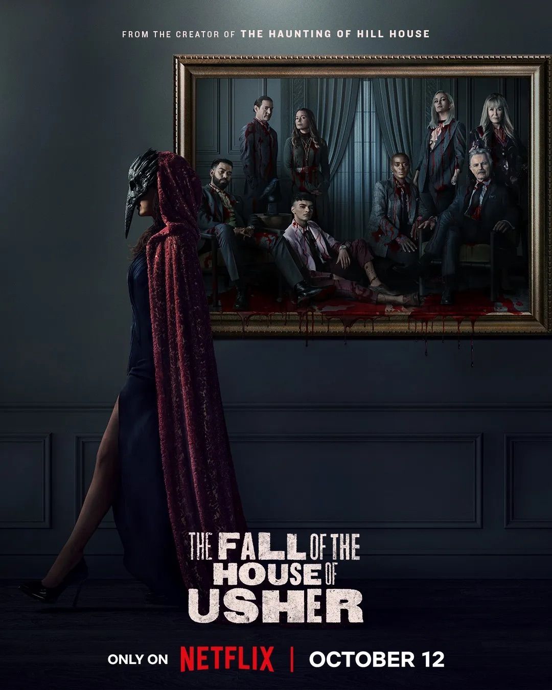 Fall of the House of Usher Poster featuring Mary McDonnell, Bruce Greenwood, Carla Gugino, and more