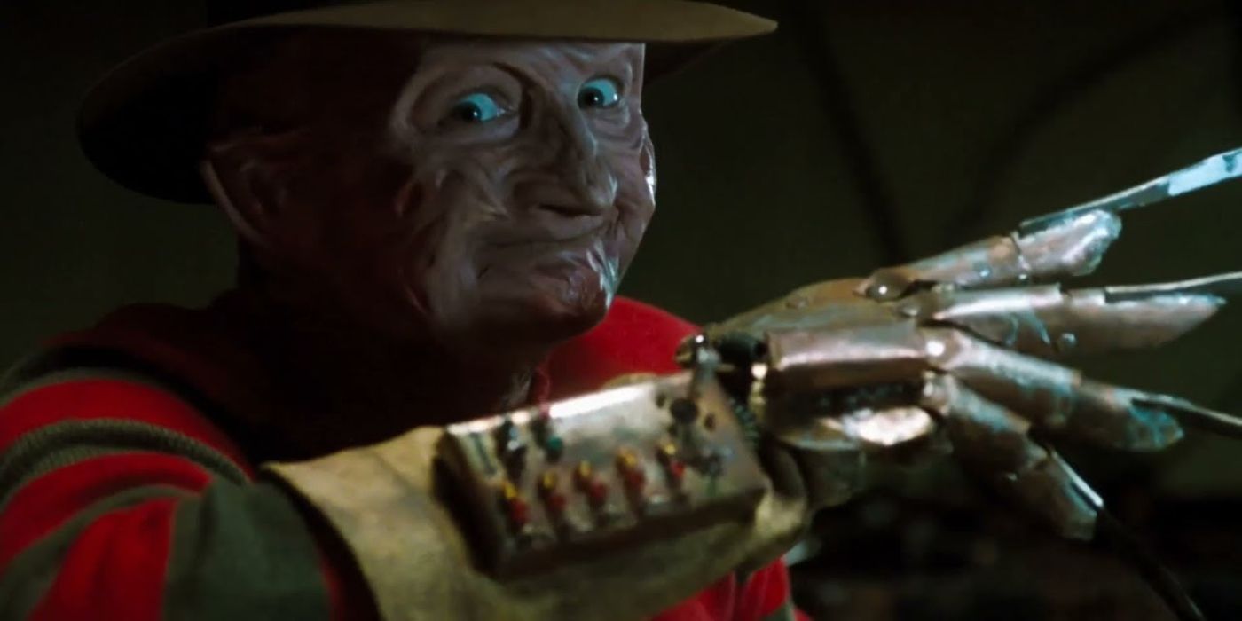 Freddy dawns the power glove in Freddy's Dead: The Final Nightmare