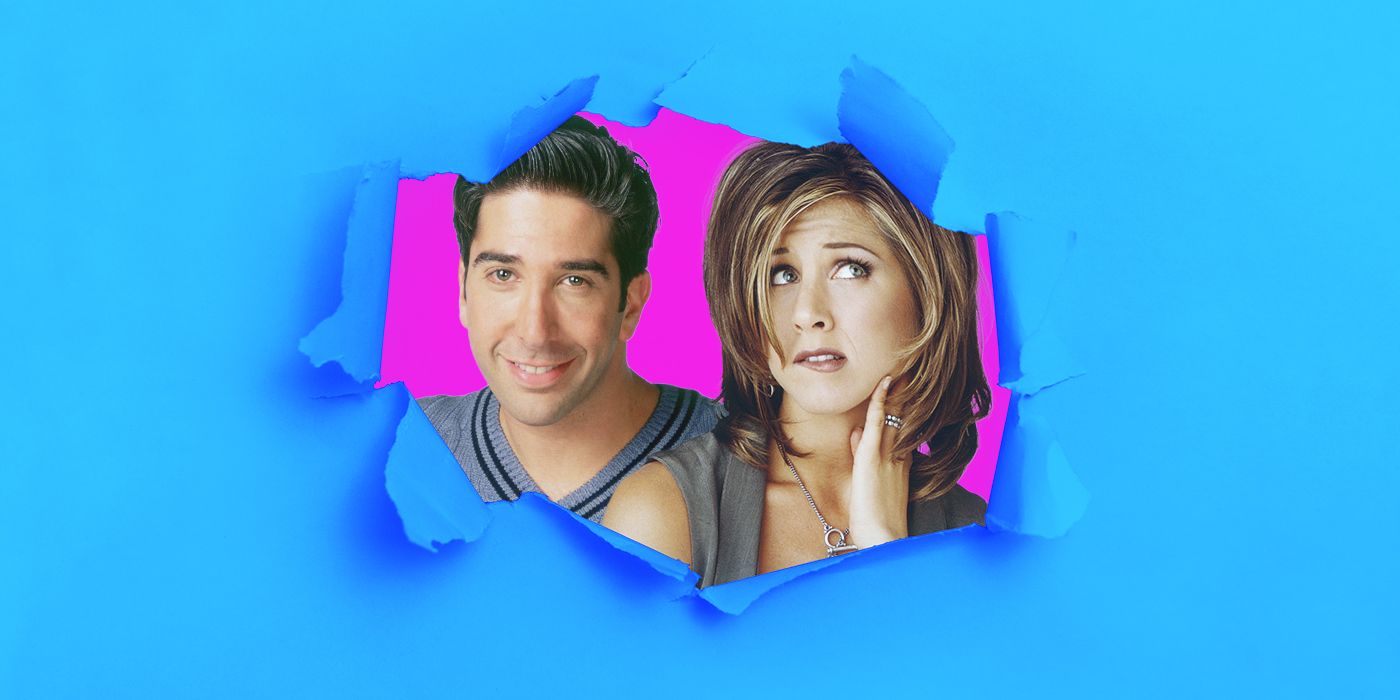 Jennifer Aniston and David Schimmer from Friends
