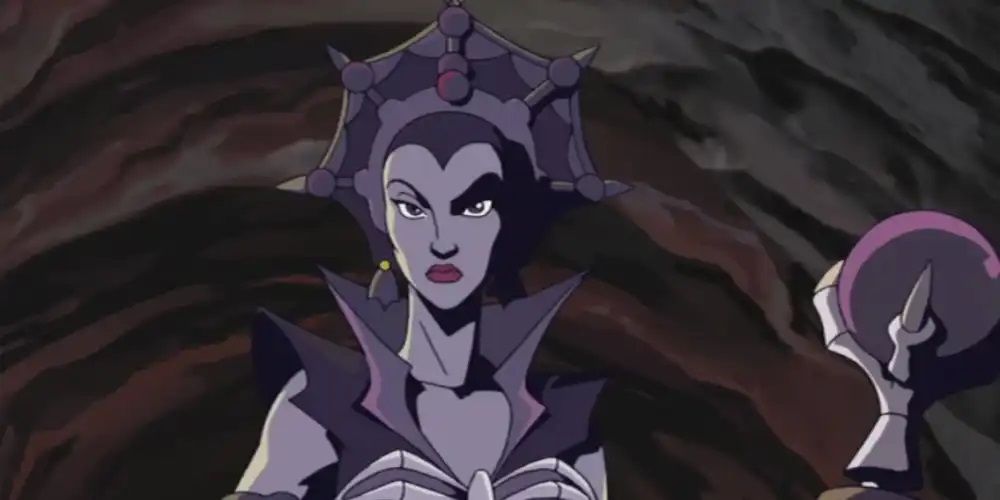 Evil Lyn as she appeared in the 2002 He-Man series