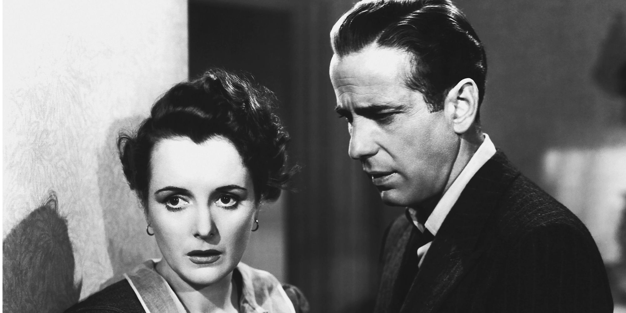 Humphrey Bogart e Mary Astor em O Falcão Maltês