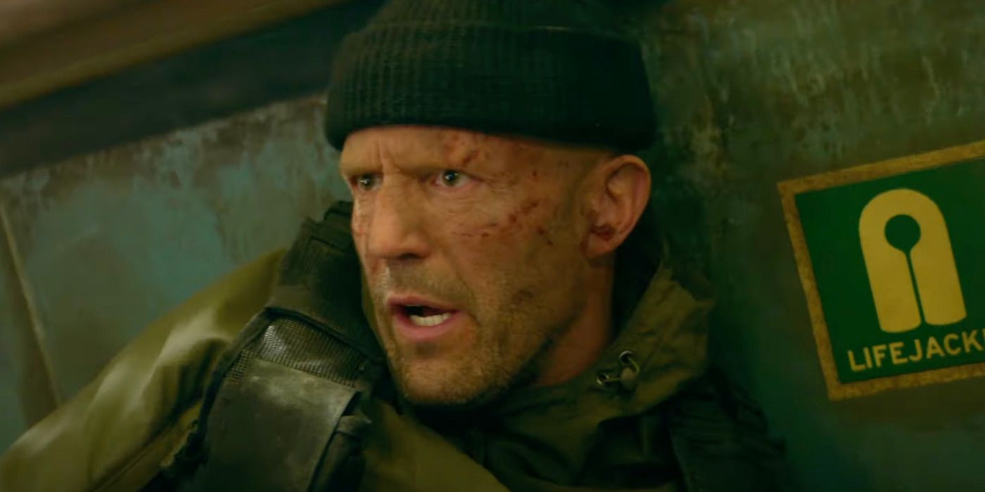 Jason Statham as Christmas in Expend4bles. 