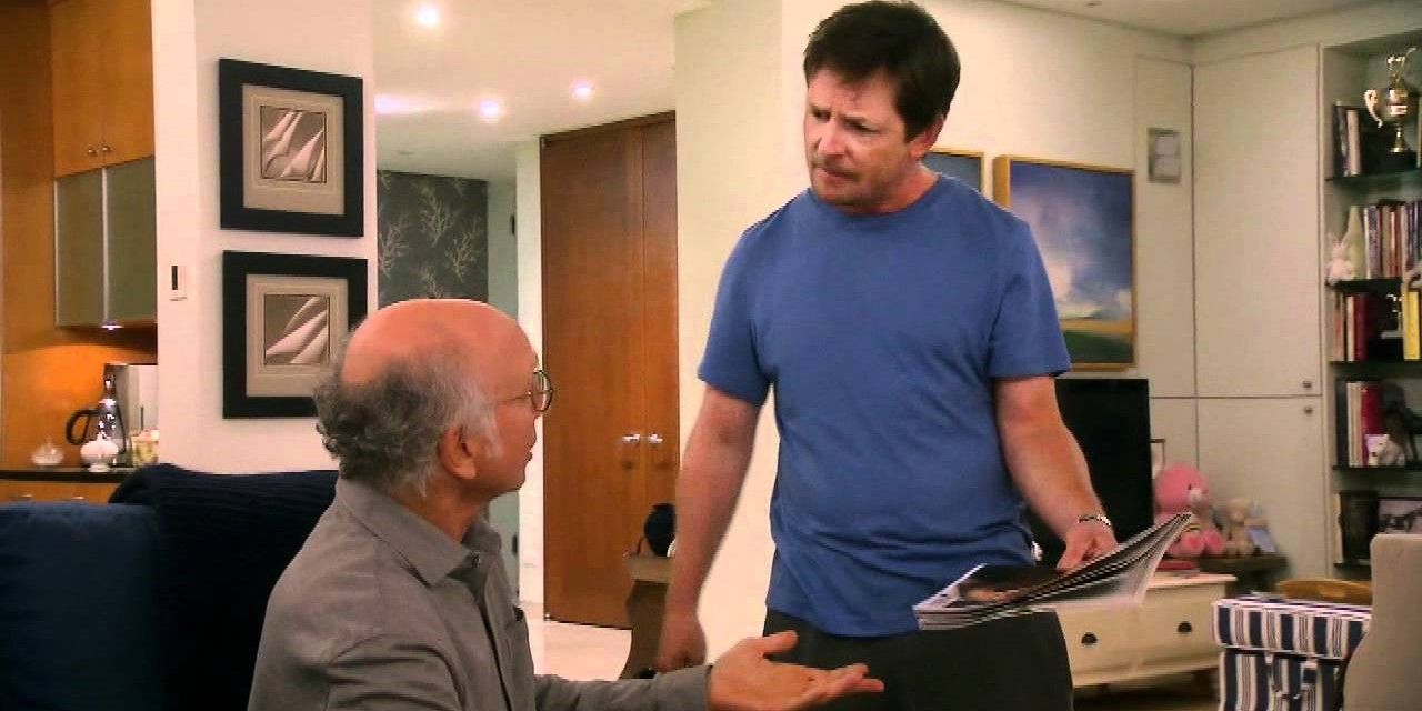 Michael J. Fox and Larry David on 'Curb Your Enthusiasm'