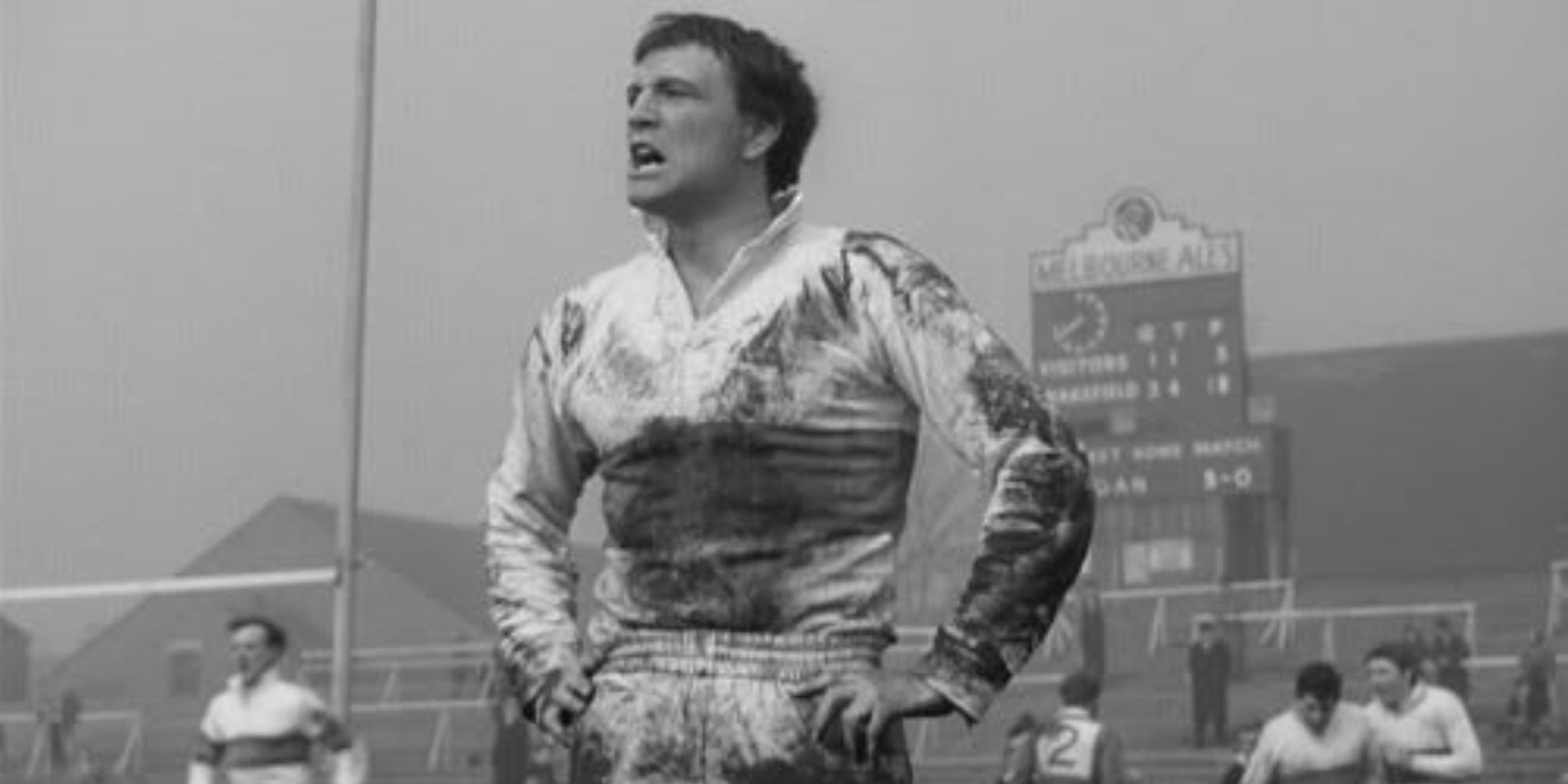 Richard Harris as miner and rugby league player Frank Machin in 'This Sporting Life' (1963)