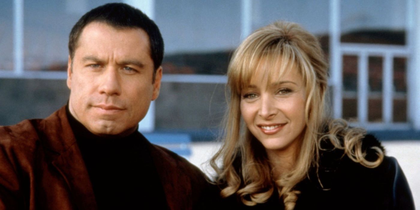 Lisa Kudrow as Crystal and John Travolta as Russ in Lucky Numbers