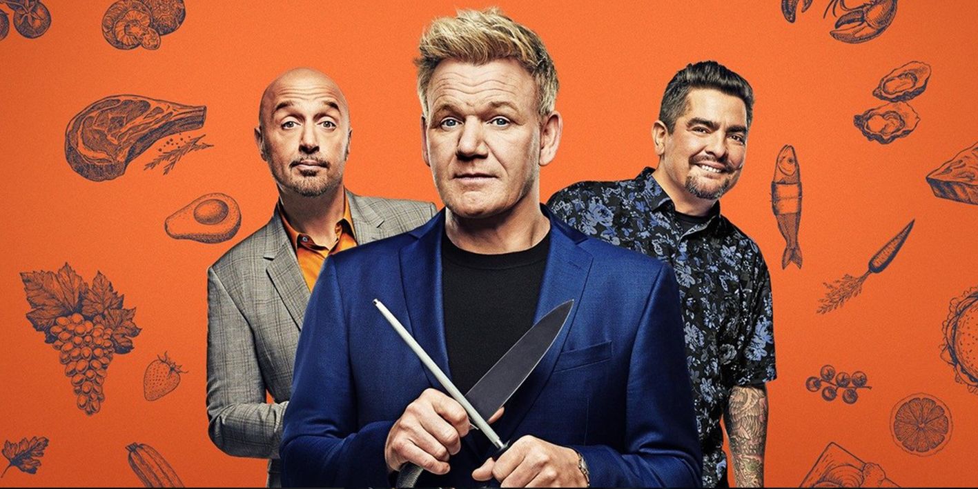 Master Chef - Gordon Ramsay-Aarón Sánchez Joe Bastianich. Promo Photo