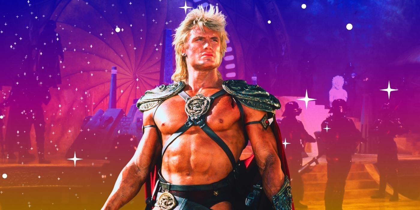 Dolph Lundgren as He-Man in Masters of the Universe 