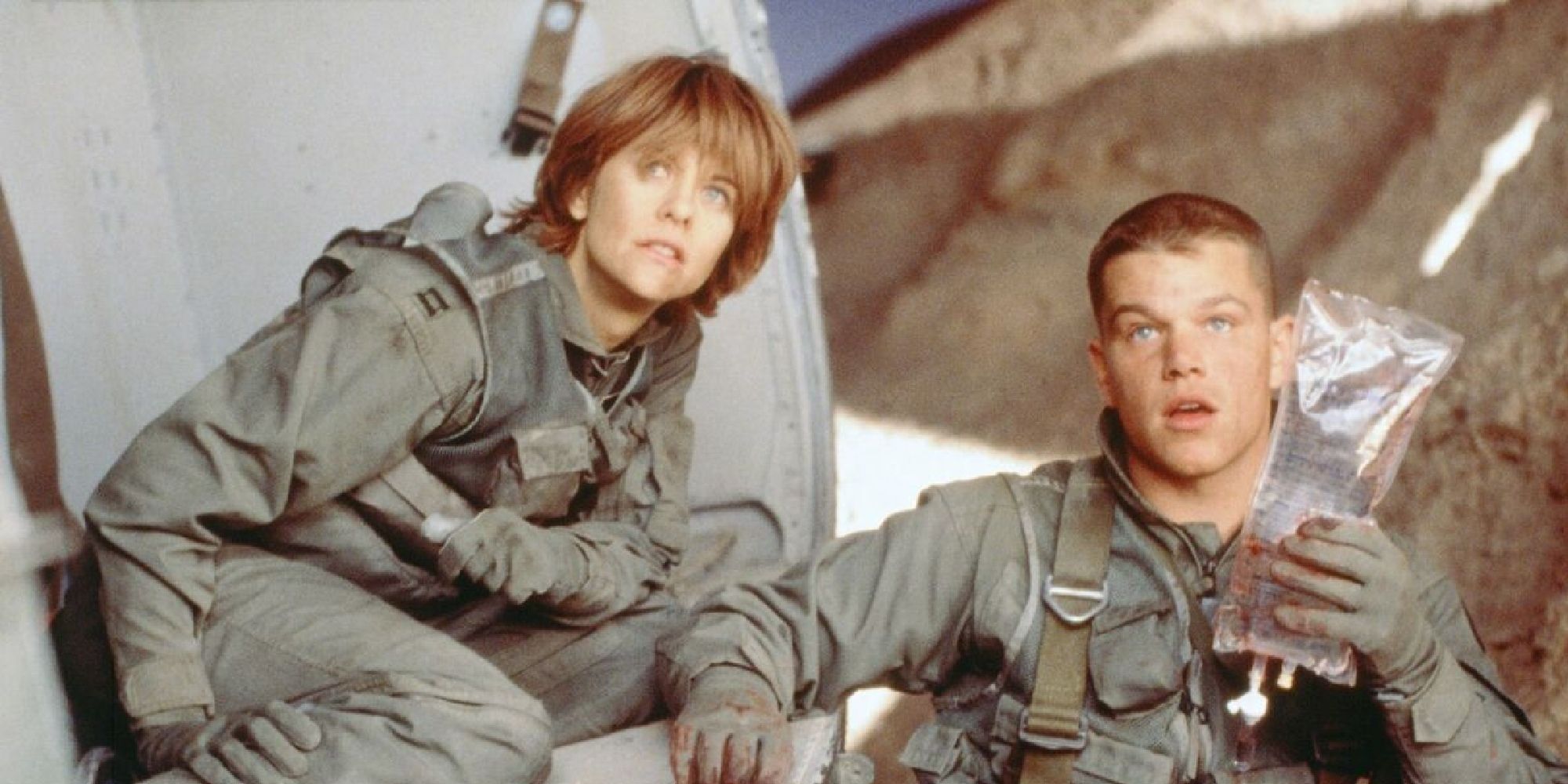 Meg Ryan and Matt Damon in Courage Under Fire